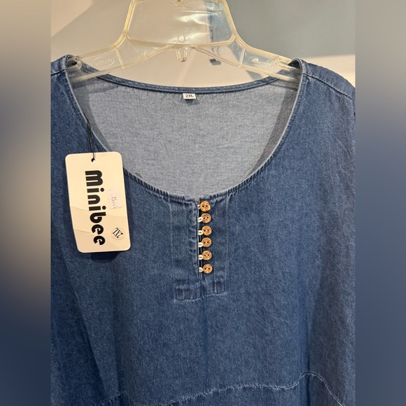 Beautiful Jeans Dress Size XXL - Picture 2 of 4